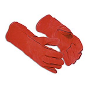 LUVA SOLDADOR CRUTE VERM C/FORRO 35cm A500